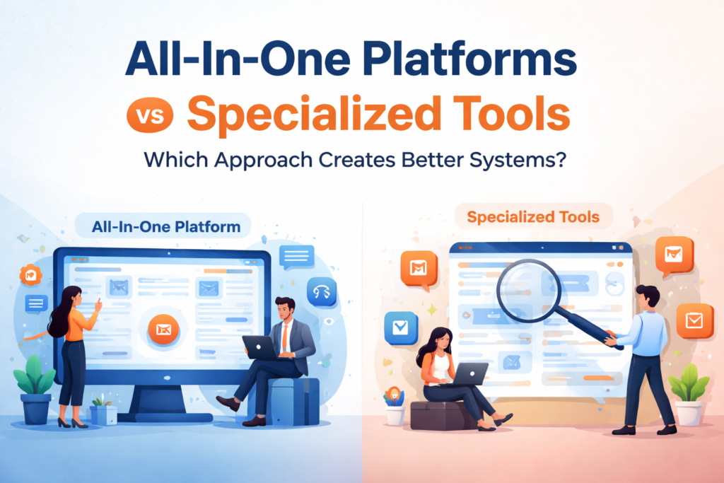 All-In-One Platforms vs Specialized Tools: Which Approach Creates Better Systems?