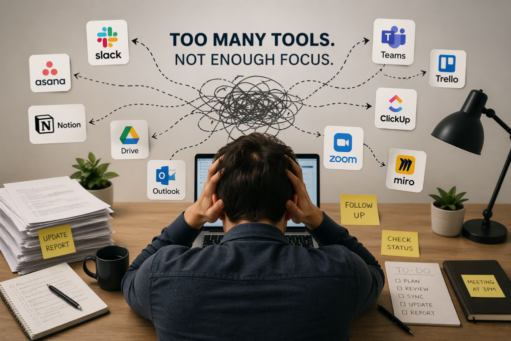 When Too Many Platforms Start Slowing Work Instead of Supporting It