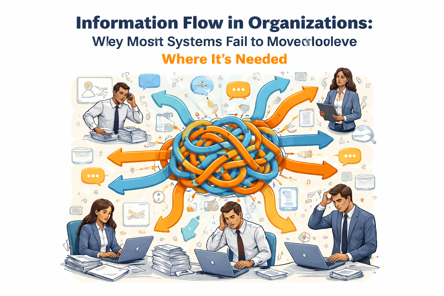Information Flow in Organizations: Why Most Systems Fail to Move Knowledge Where It’s Needed