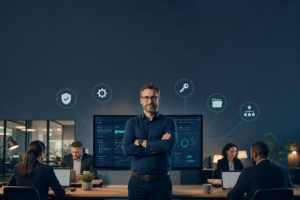 Business professional serving as clear owner of a platform with accountability for maintenance, permissions, documentation, and process control